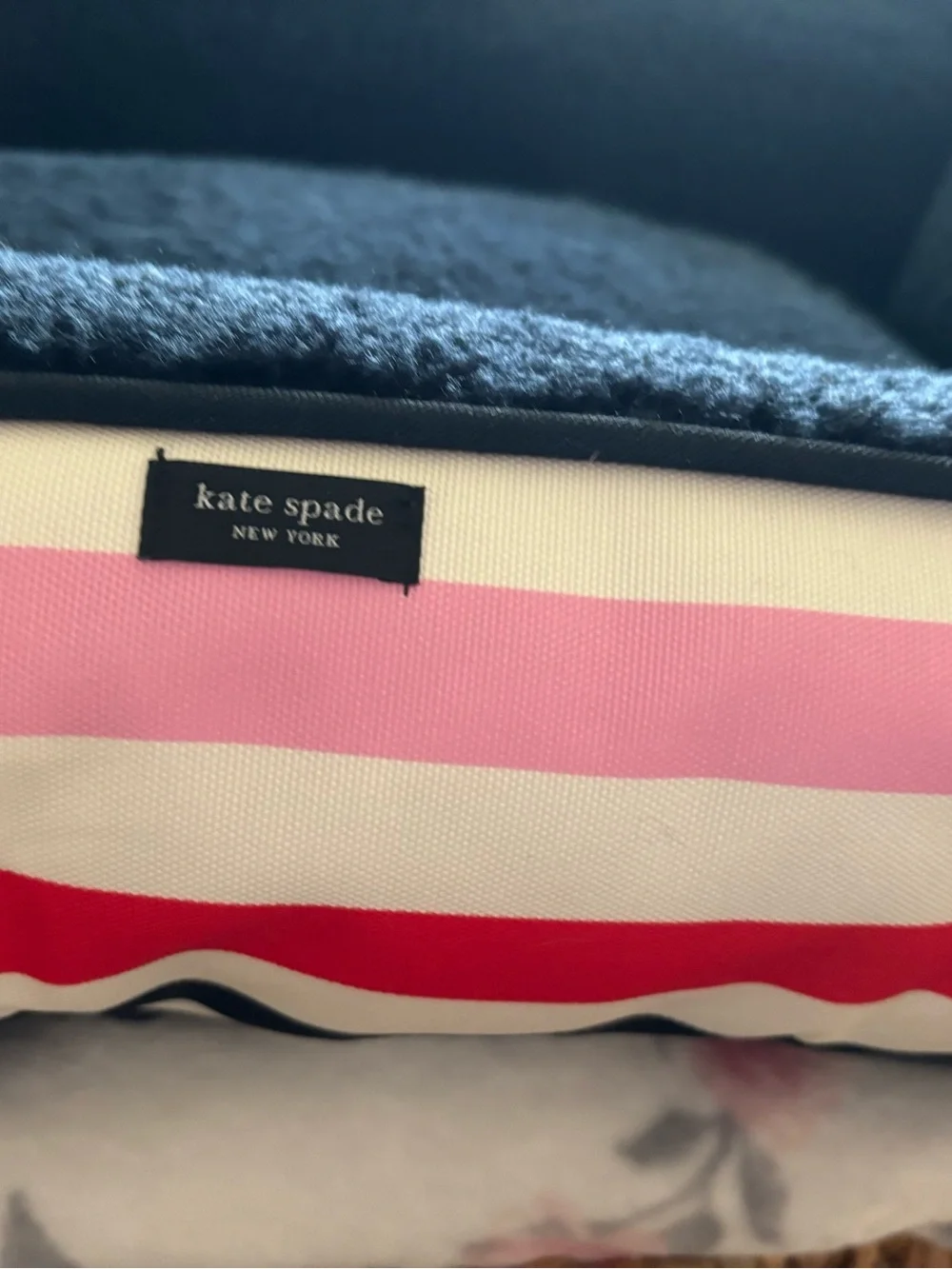 Kate Spade Dog Bed,Bowl,Bandana Set NEW!!♠️🐕🐾🦴🐶